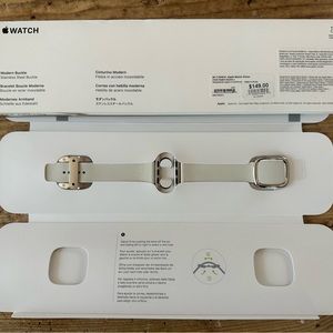 NEW Apple Watch Band 41mm Chalk Modern Buckle L